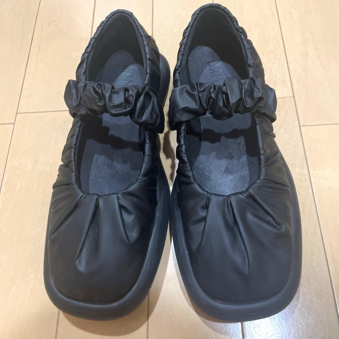 カンペール　美品　フラットシューズ　ブラック　38