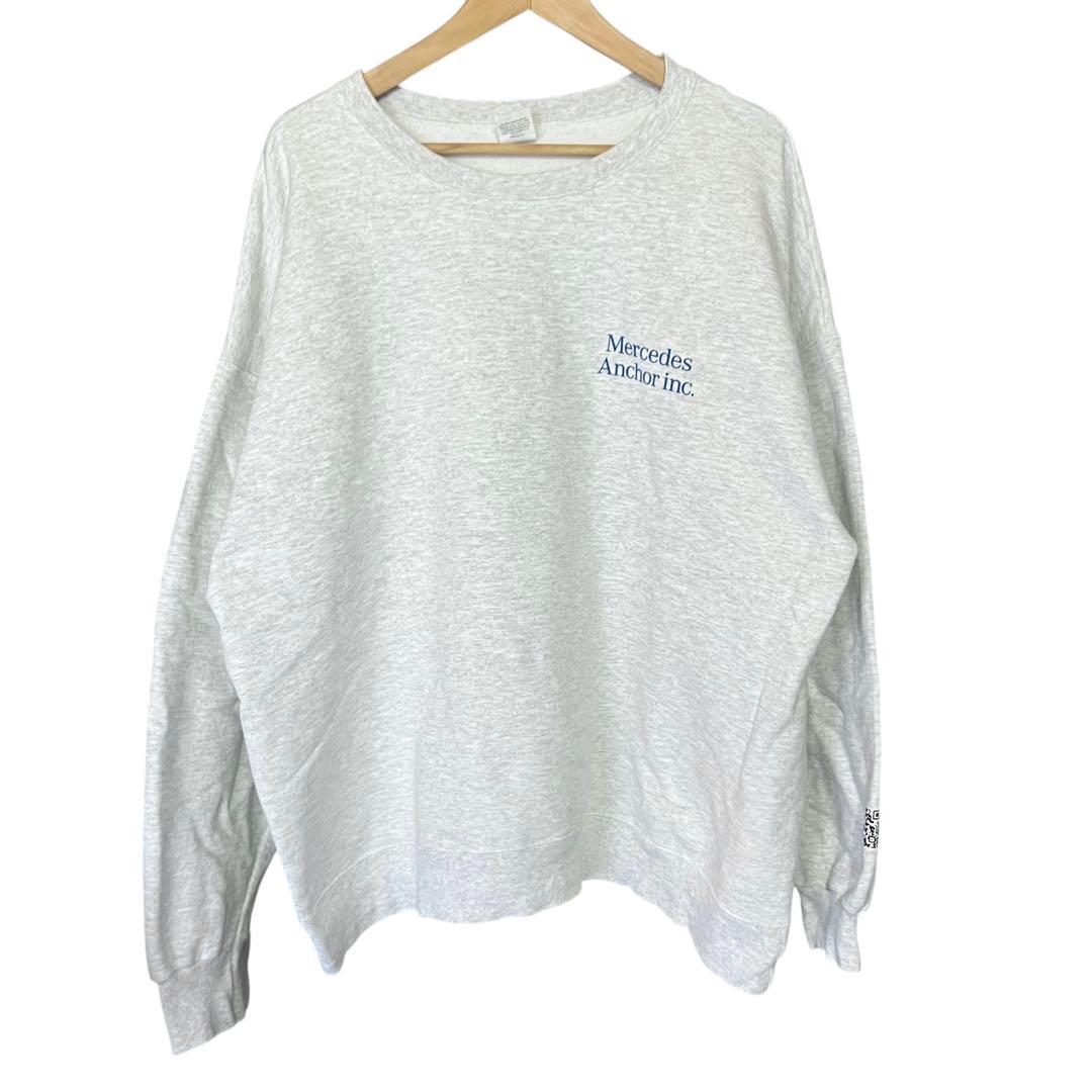 メルセデスアンカーインク スウェット　トレーナー グレー　XL