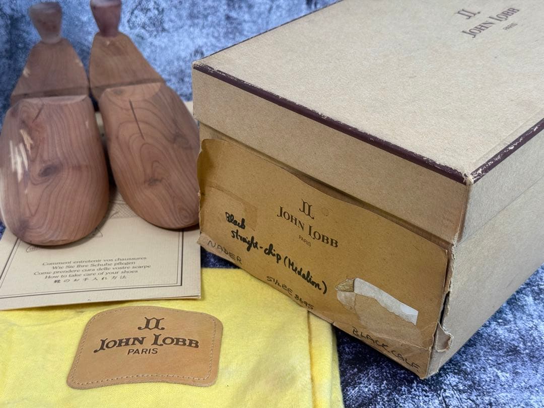 付属品完備　ジョンロブ　ネイダー　5.5EE　ブラック　8695ラスト