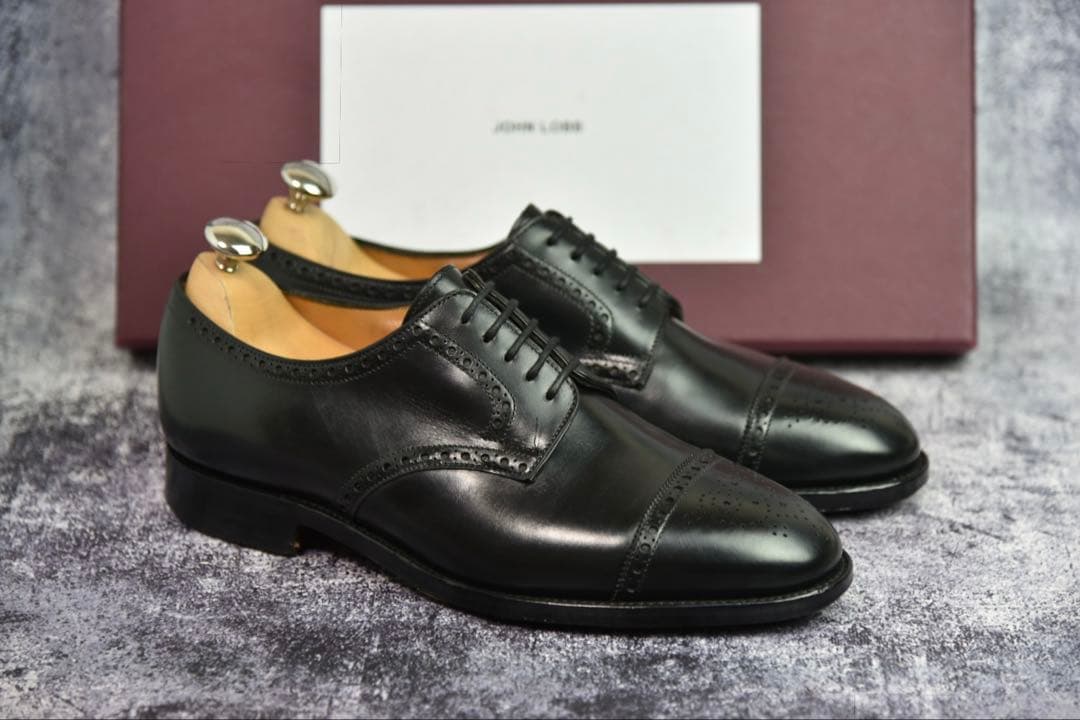 付属品完備　ジョンロブ　ネイダー　5.5EE　ブラック　8695ラスト