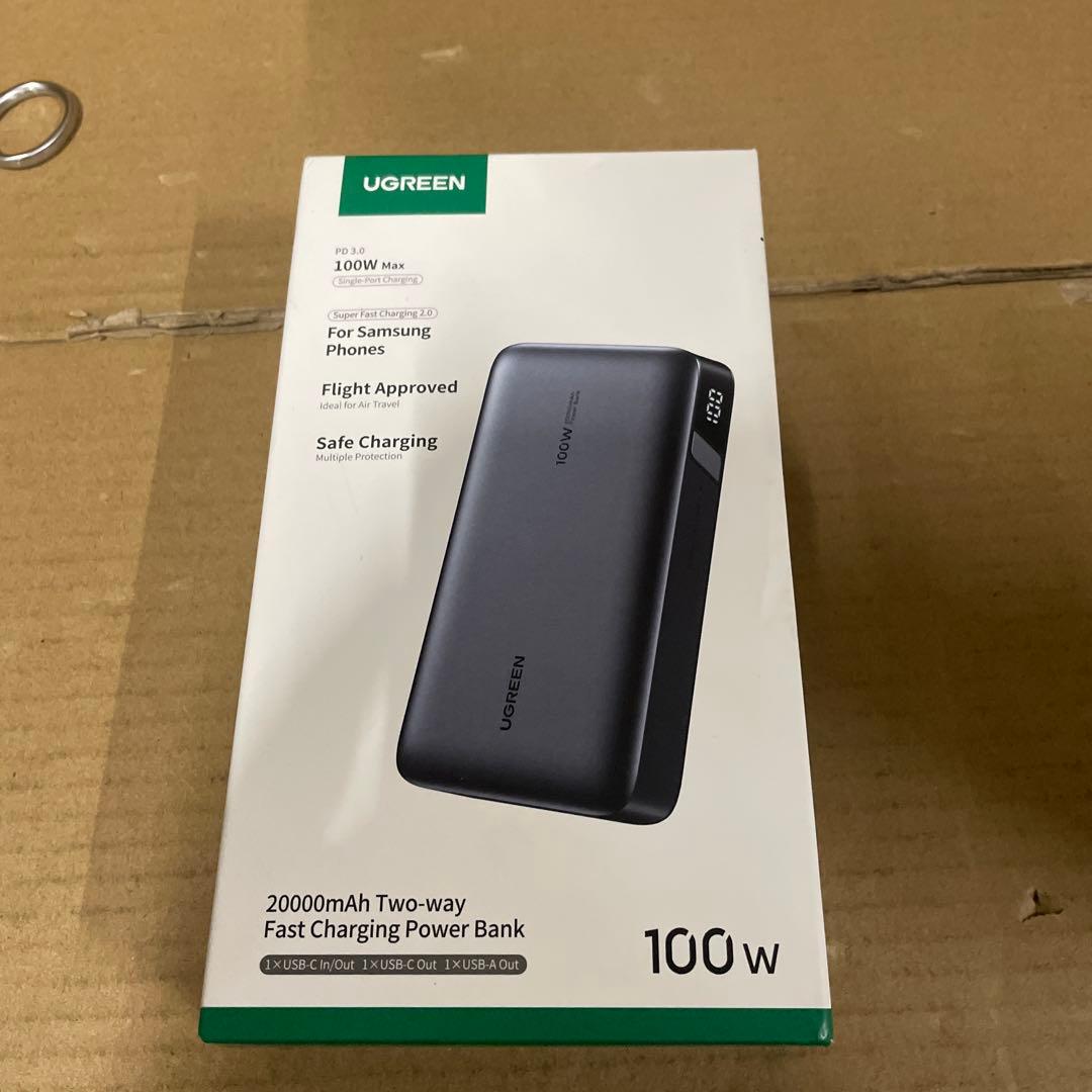 UGREEN Nexode 20000mAh 2way急速充電モバイルバッテリー