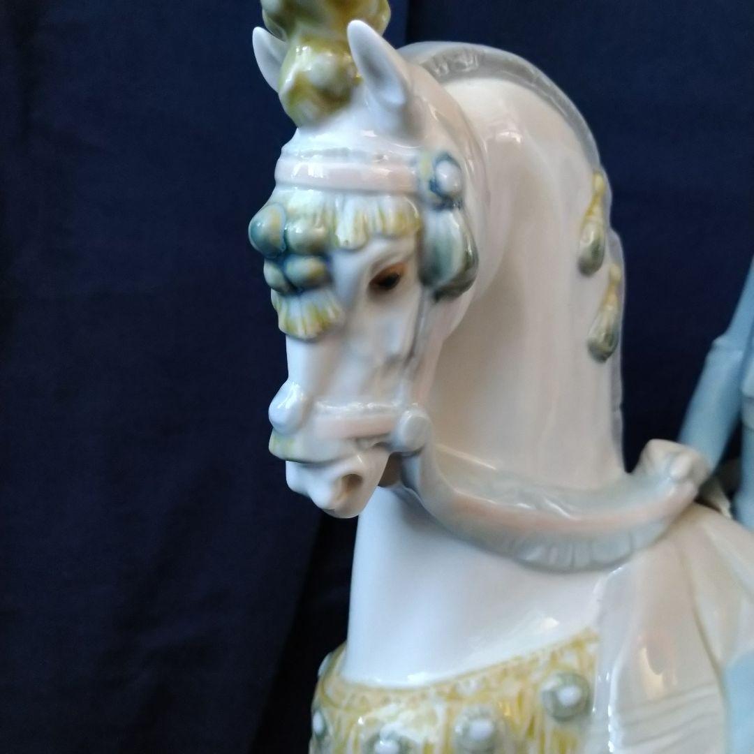 ＊ヨシカネ＊高さ約44cm＊オールドリヤドロ＊【馬上のふたり】＊箱なし