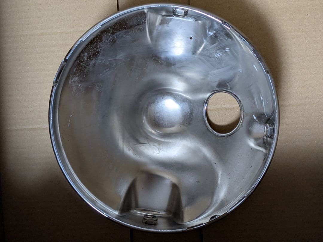 W650 イナドメ　ヘッドライトボディ&ライトステー