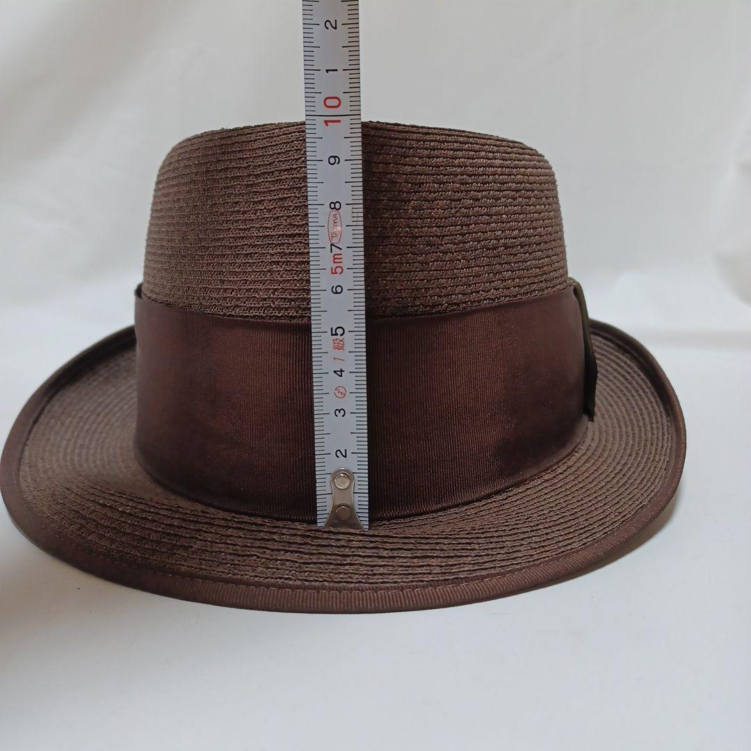 ♭︎ステットソンSTETSON 黒タグ 高級 ハット 帽子メンズ ダークブラウン