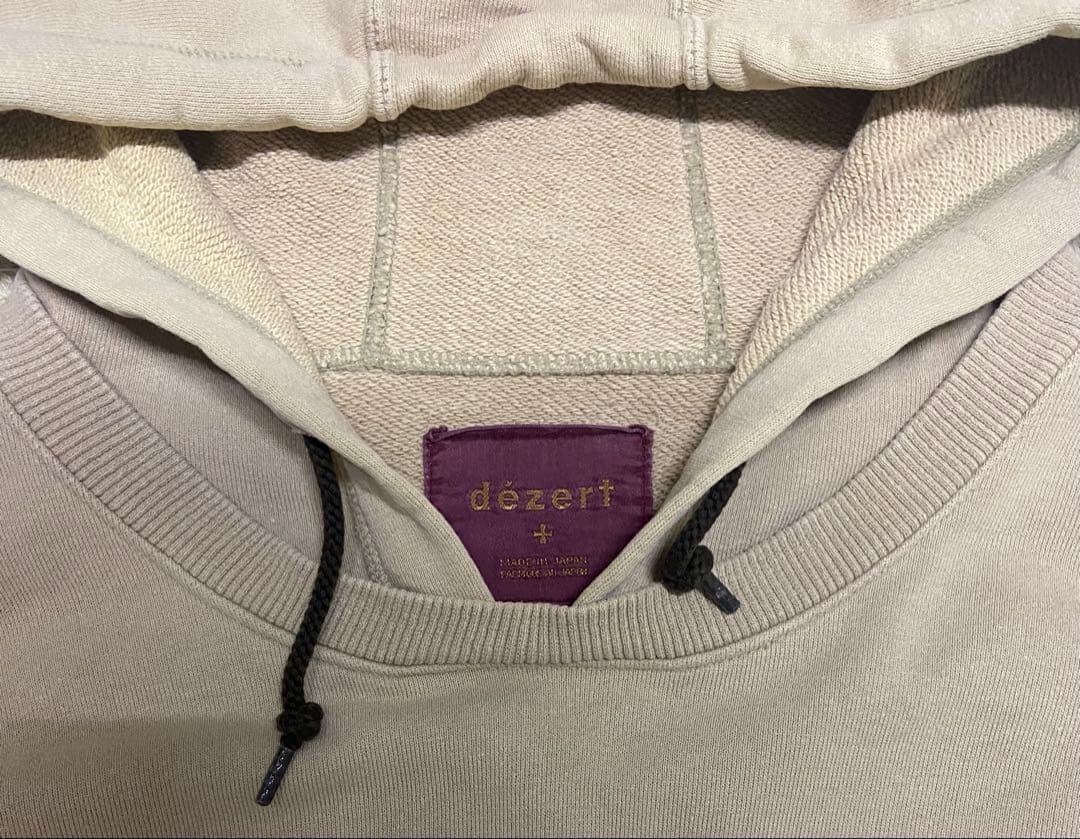80〜90s dezert デザート ロゴ刺繍 パーカ 後付 田口成彦