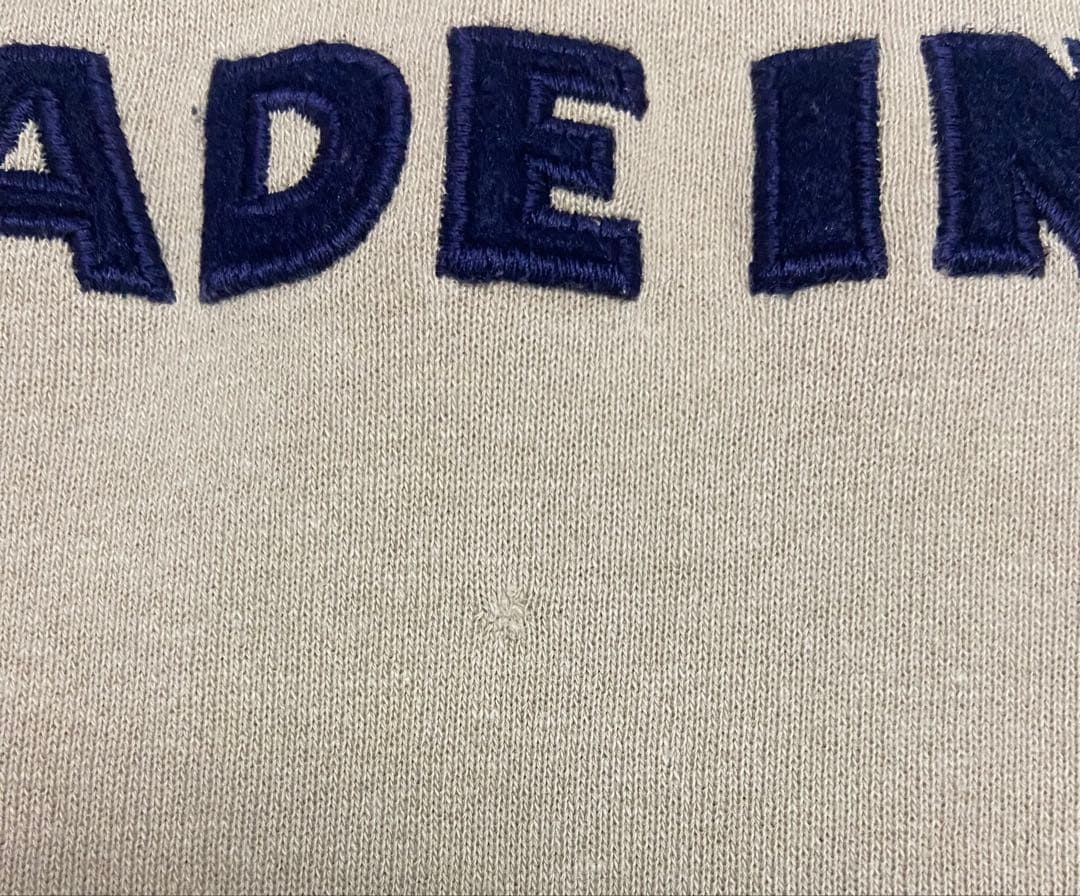 80〜90s dezert デザート ロゴ刺繍 パーカ 後付 田口成彦