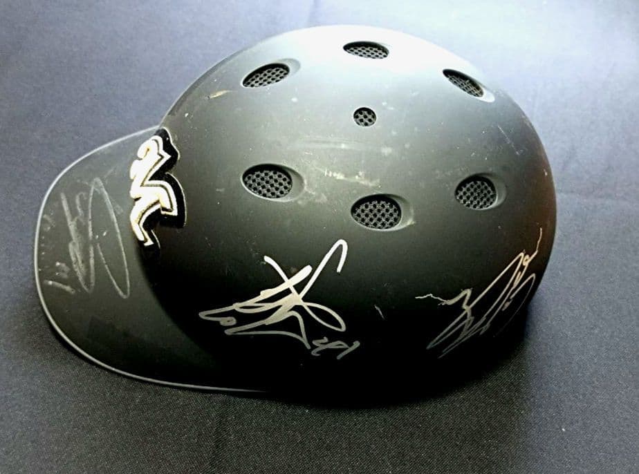 千葉ロッテ 実使用 直筆サイン入り ヘルメット NPB 支給品