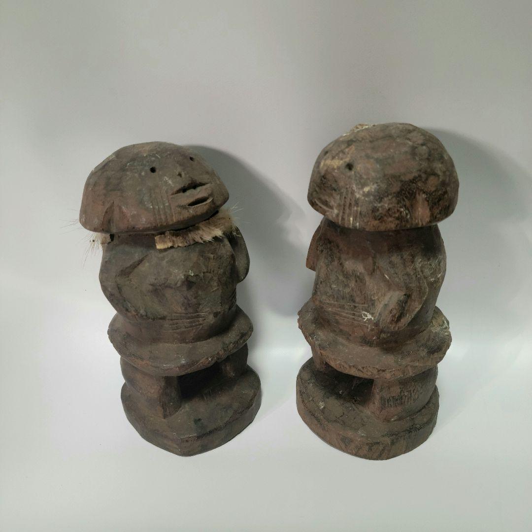 トーゴ 儀式用の彫像 アフリカンアート プリミティブアート 木彫り 彫刻