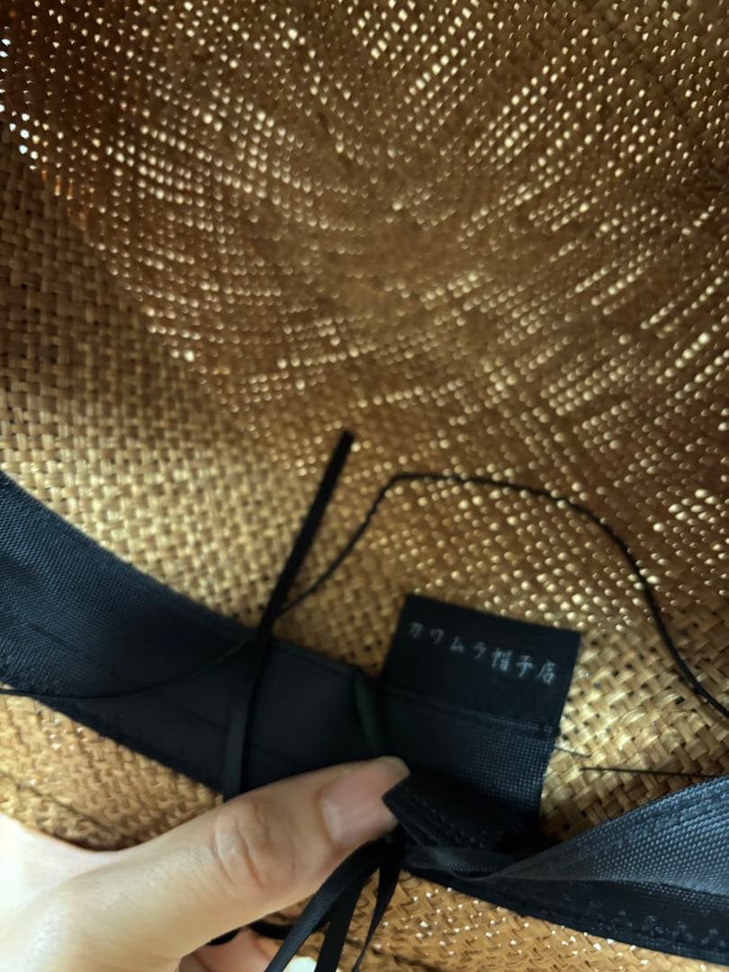 【美品】カワムラ帽子店　あざみ　Мサイズ