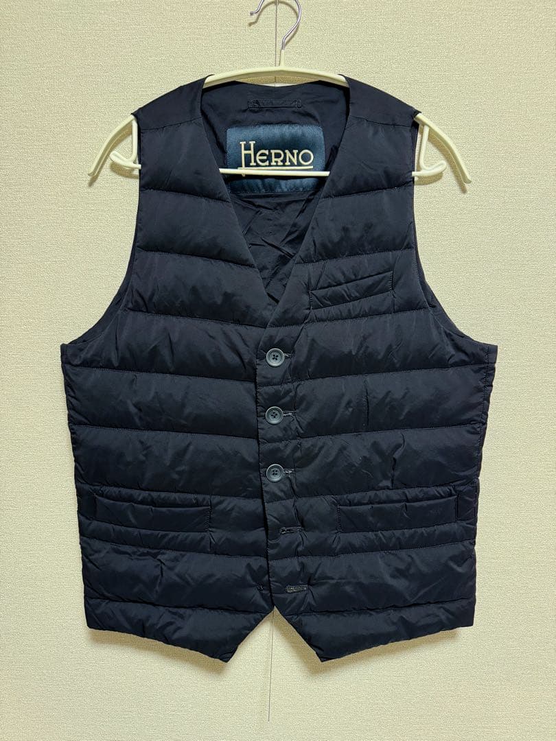 Herno Legend ヘルノ インナー ダウン ベスト 46 ボタン外れ格安