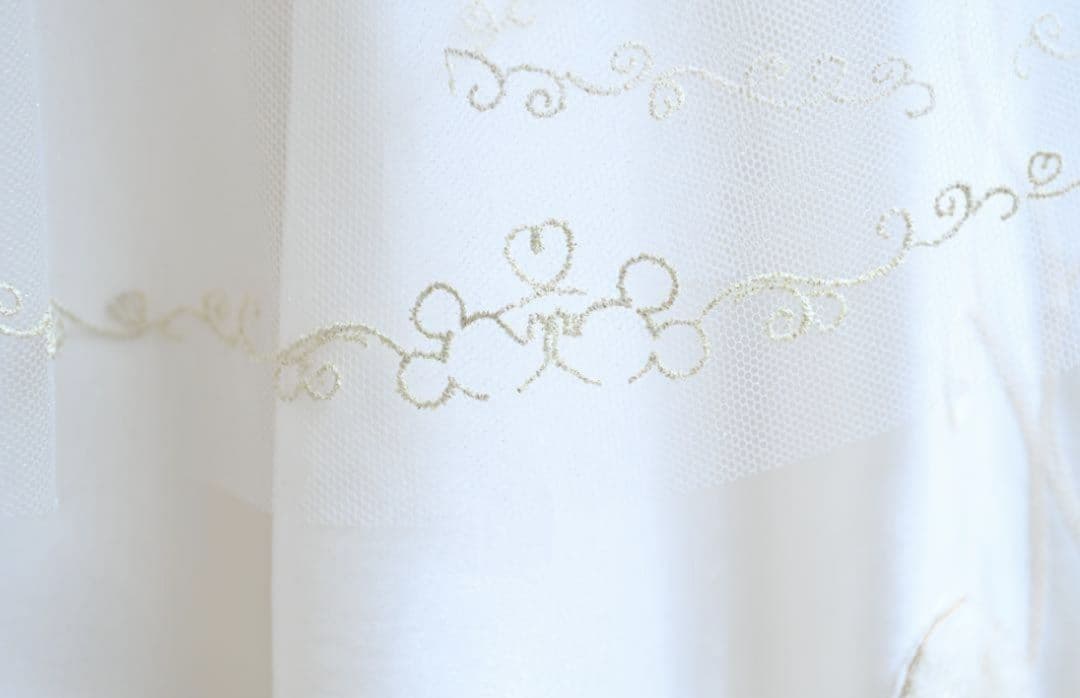 大幅値下げ！ミラコスタ　ミッキーベール ショート　ゴールド　ウェディング