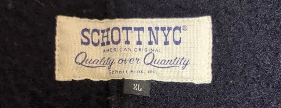 【完売品】schott ビーチクロスベスト ゴマ塩 XLサイズ ブラウンズビーチ