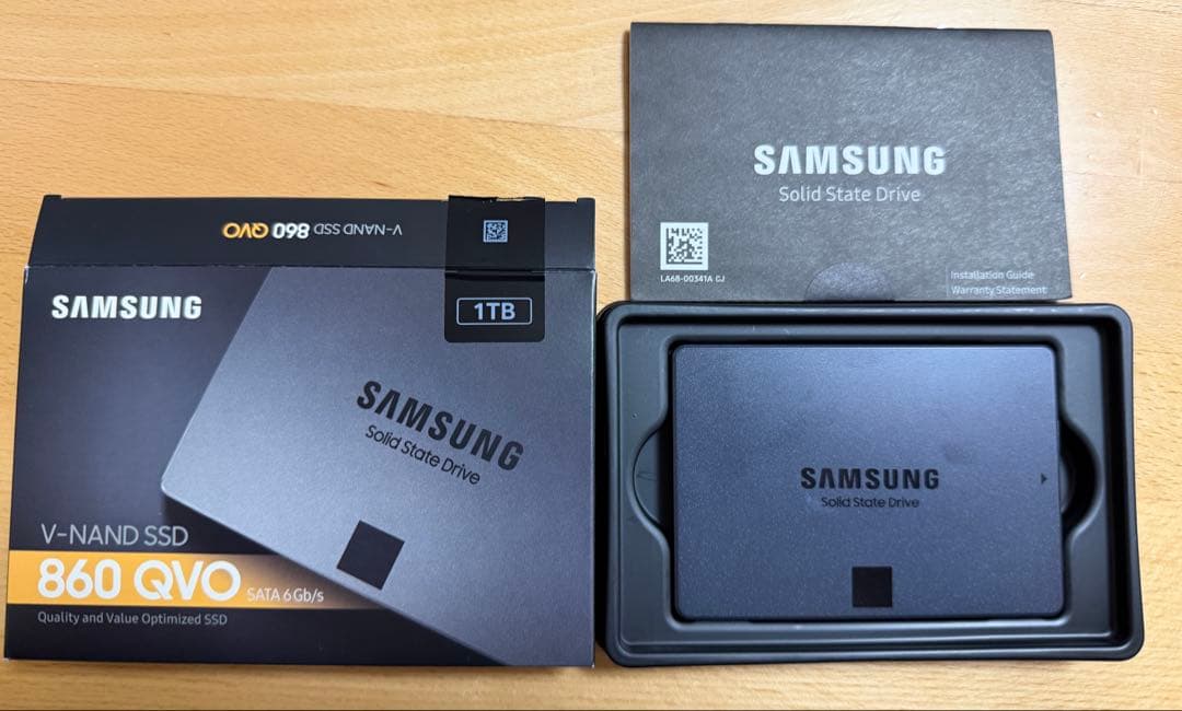 【健康度96%】Samsung 860 QVO 1TB SSD