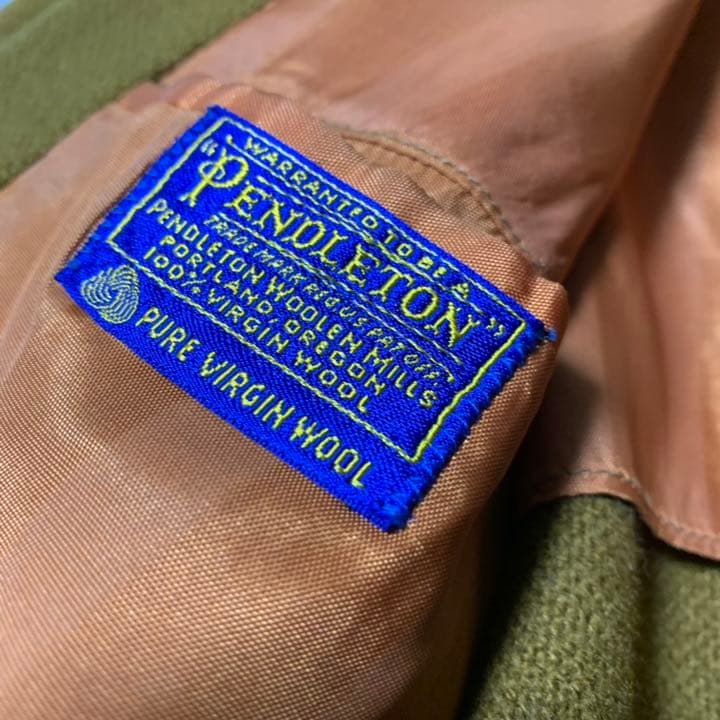 【激レア】60s PENDLETON 単色 ウール テーラード ジャケット