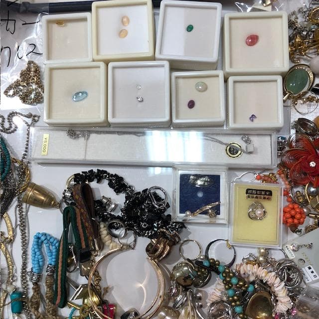 ♪真珠・珊瑚・シルバー・水晶他メッキアクセ一式♪