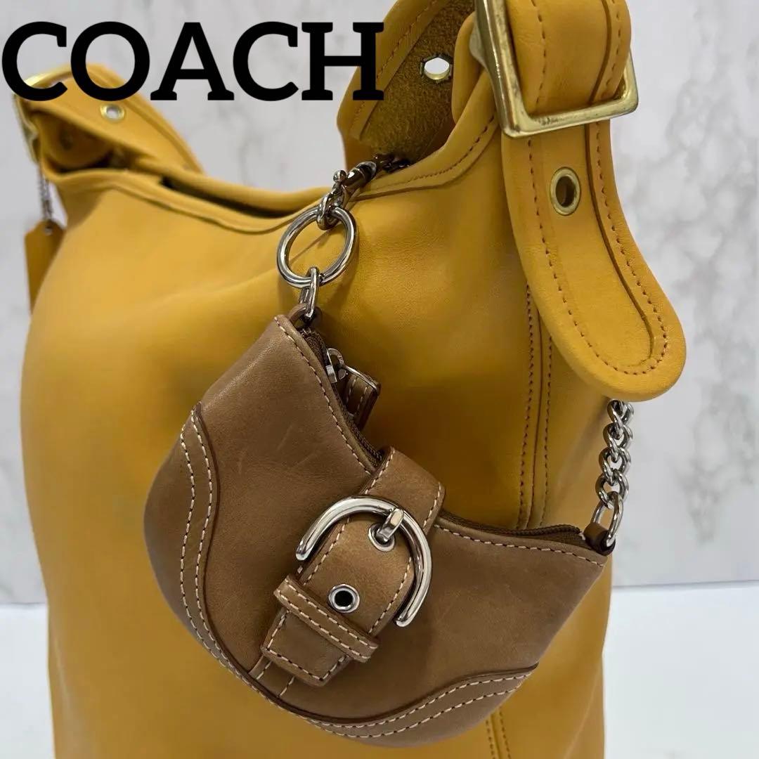 COACH Soho Change Purse ベージュ 小銭入れ