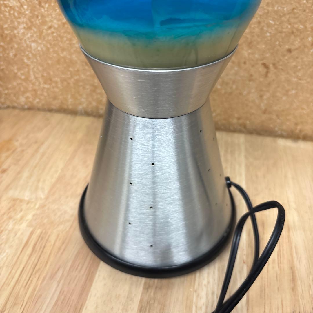 ラバライト　ラバランプ　ブルー×ホワイト