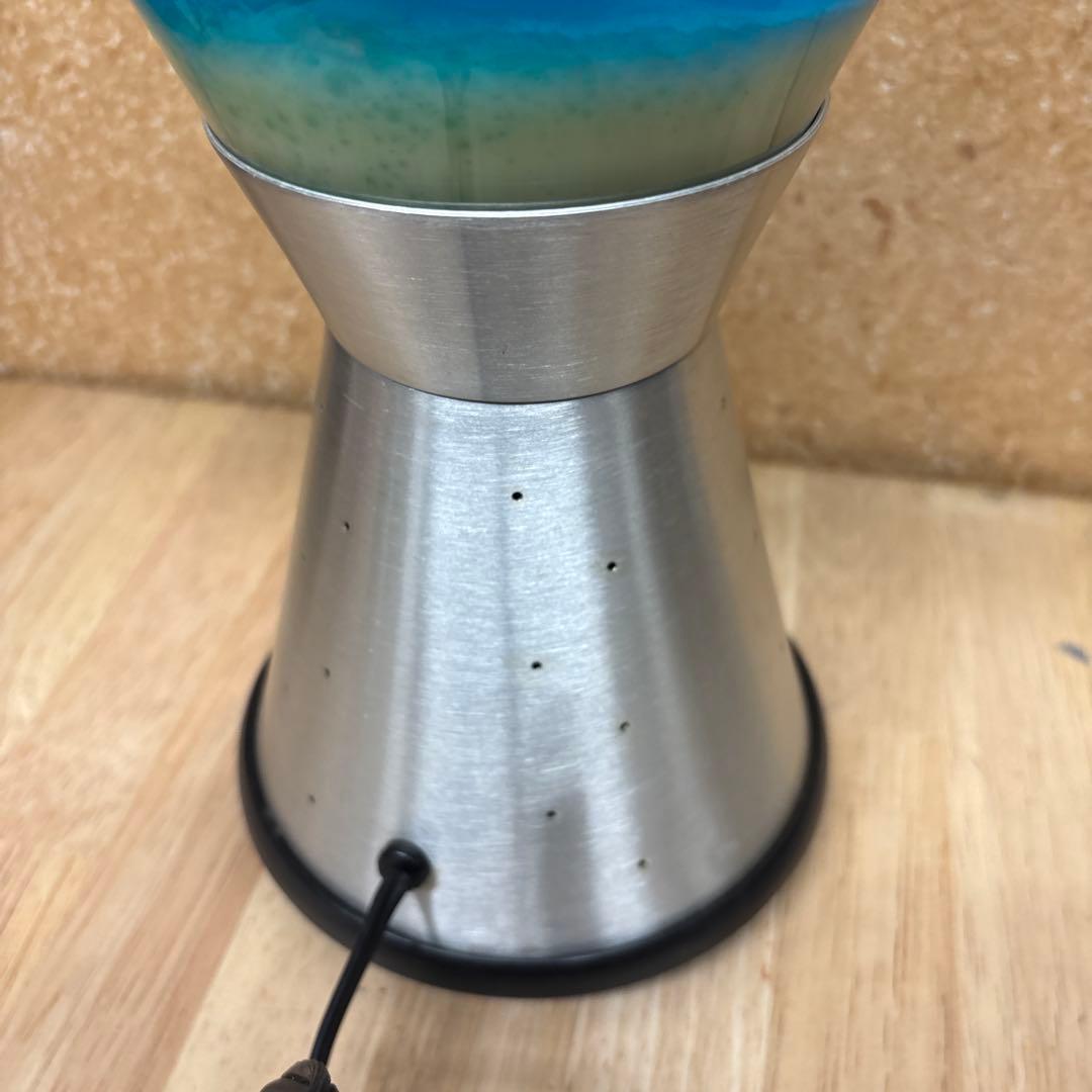 ラバライト　ラバランプ　ブルー×ホワイト