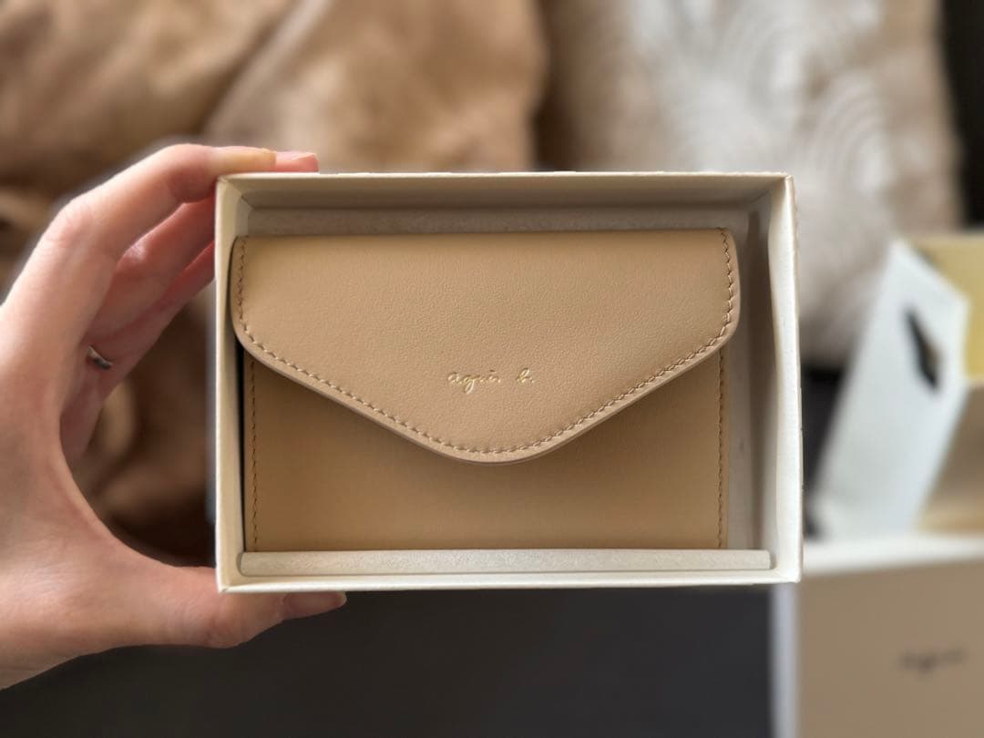 【新品箱付き】アニエスベー 名刺入れ ギフトボックス付き