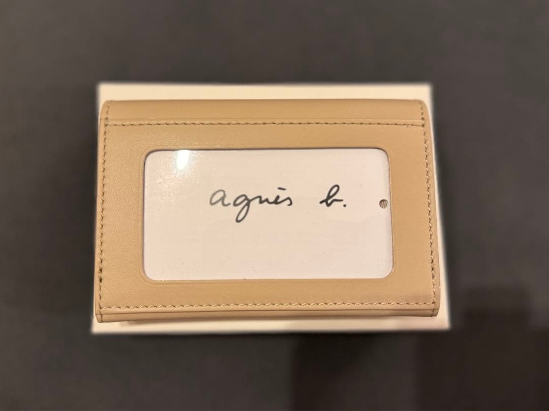 【新品箱付き】アニエスベー 名刺入れ ギフトボックス付き