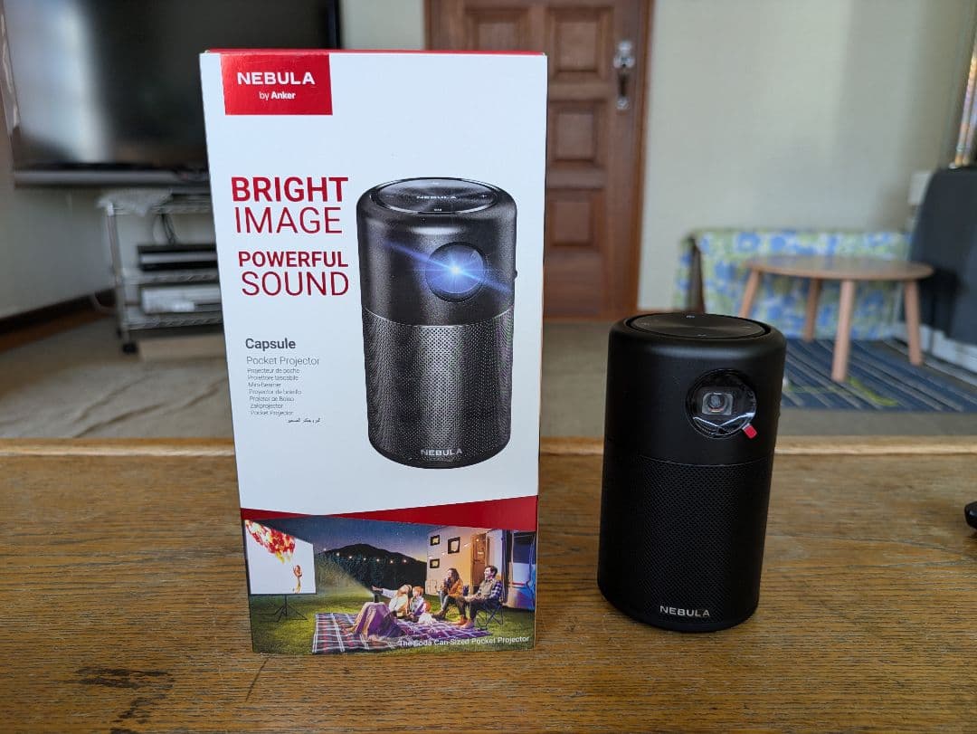 NEBULA Capsule プロジェクター本体　公式スタンド付 ネビュラ