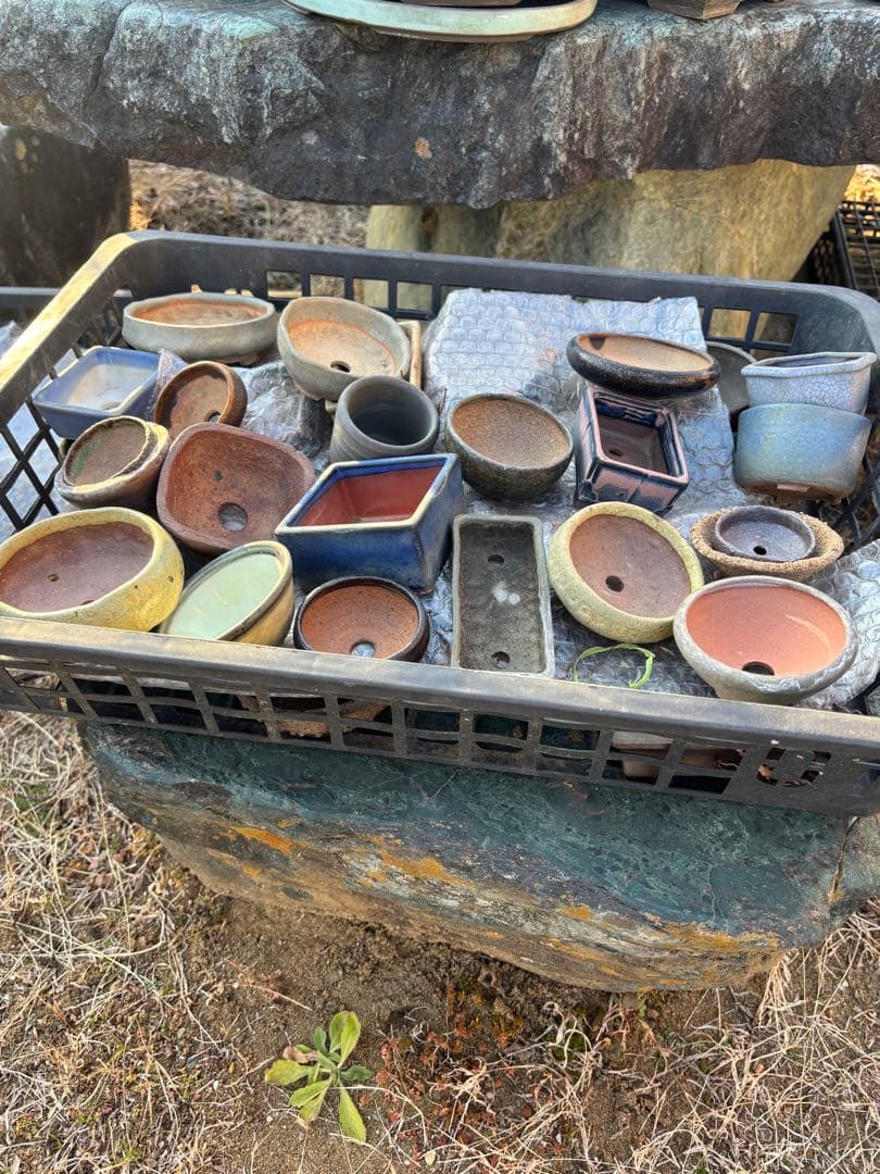 陶器製盆栽鉢セット多数(大小200点以上) ※引き取り限定　まとめ売り