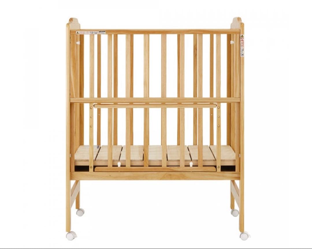 【KATOJI（カトージ）】ハイシートミニベッド（ナチュラル）