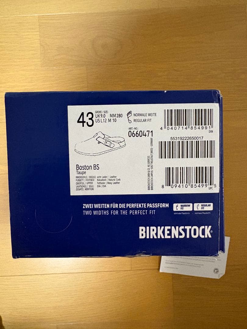 BIRKENSTOCK Boston BS サンダル 43