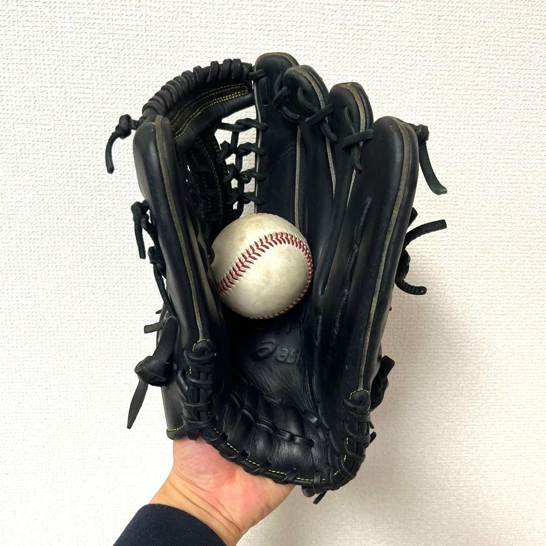 833 アシックス ゴールドステージ 型抜群 即戦力 軟式 外野手用グローブ