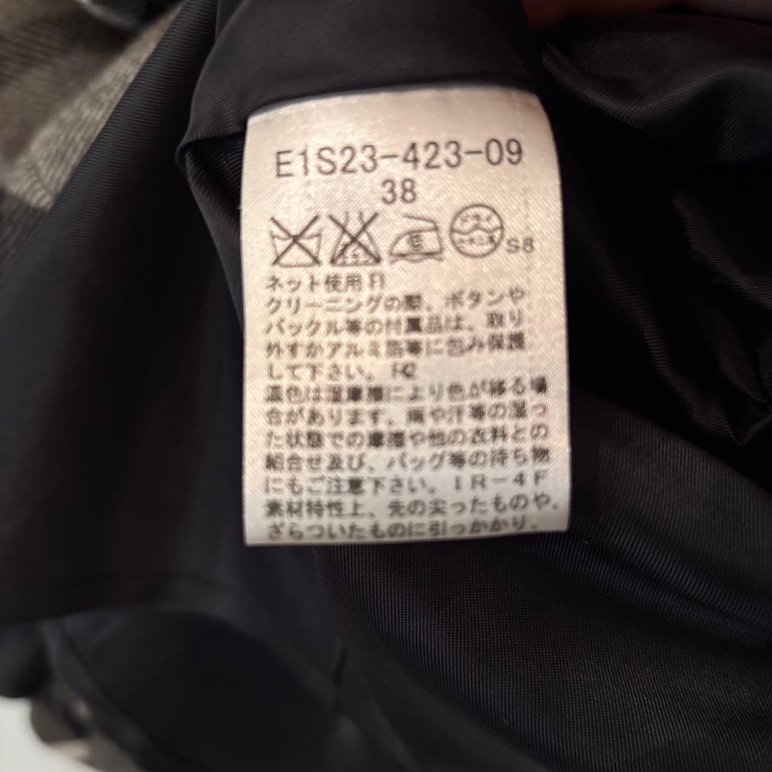 Burberry BLUELABELチェック柄 フレアスカート