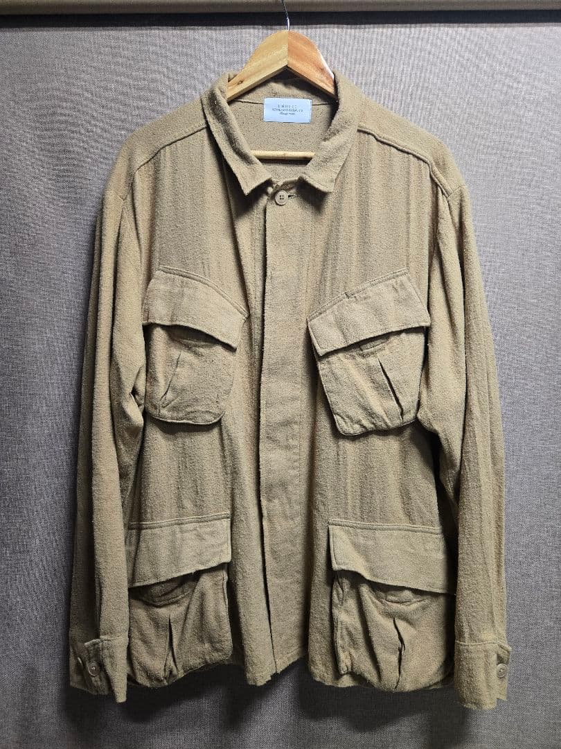 ジャケット・アウター UNUSED jungle fatigue shirt jacket