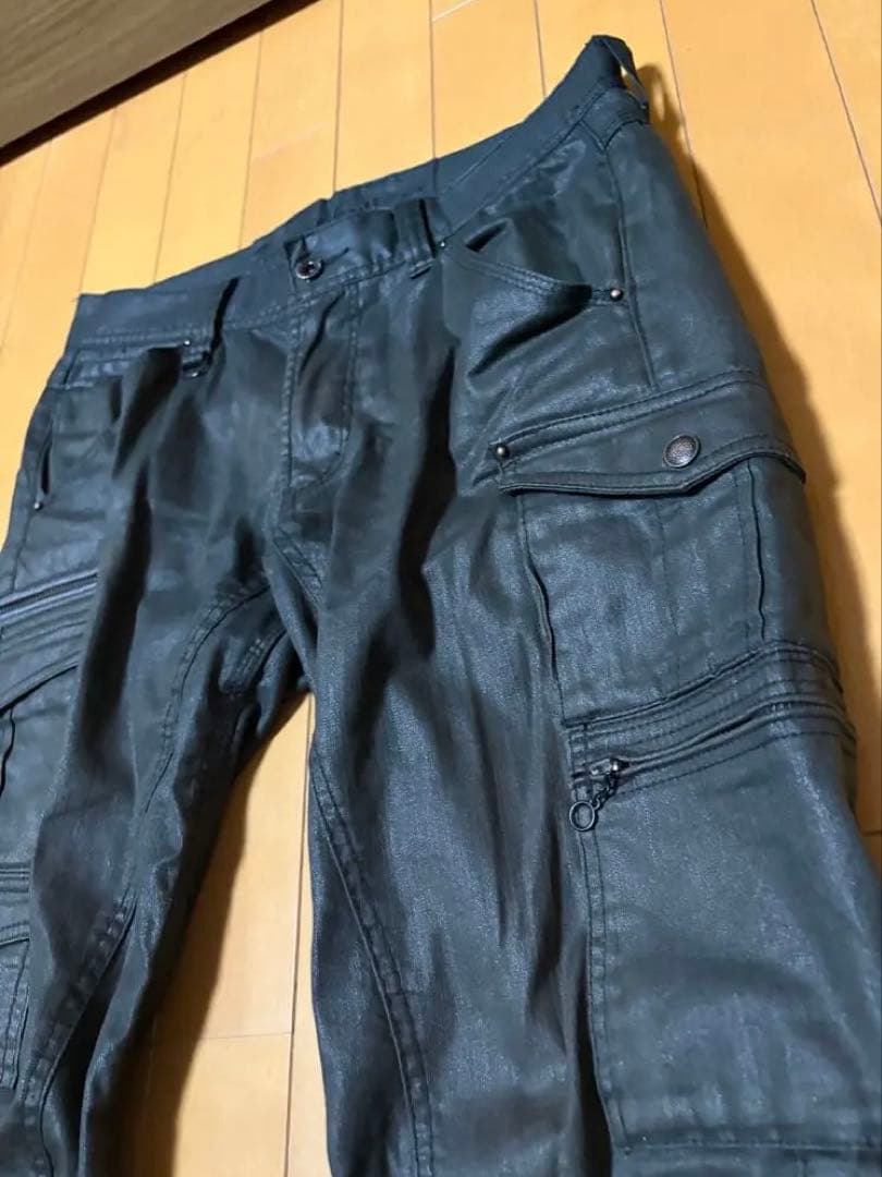 パンツ Y2K Archive Flared Cargo coating Pants