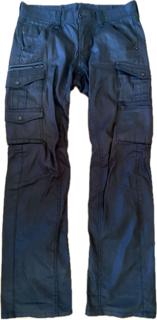 パンツ Y2K Archive Flared Cargo coating Pants