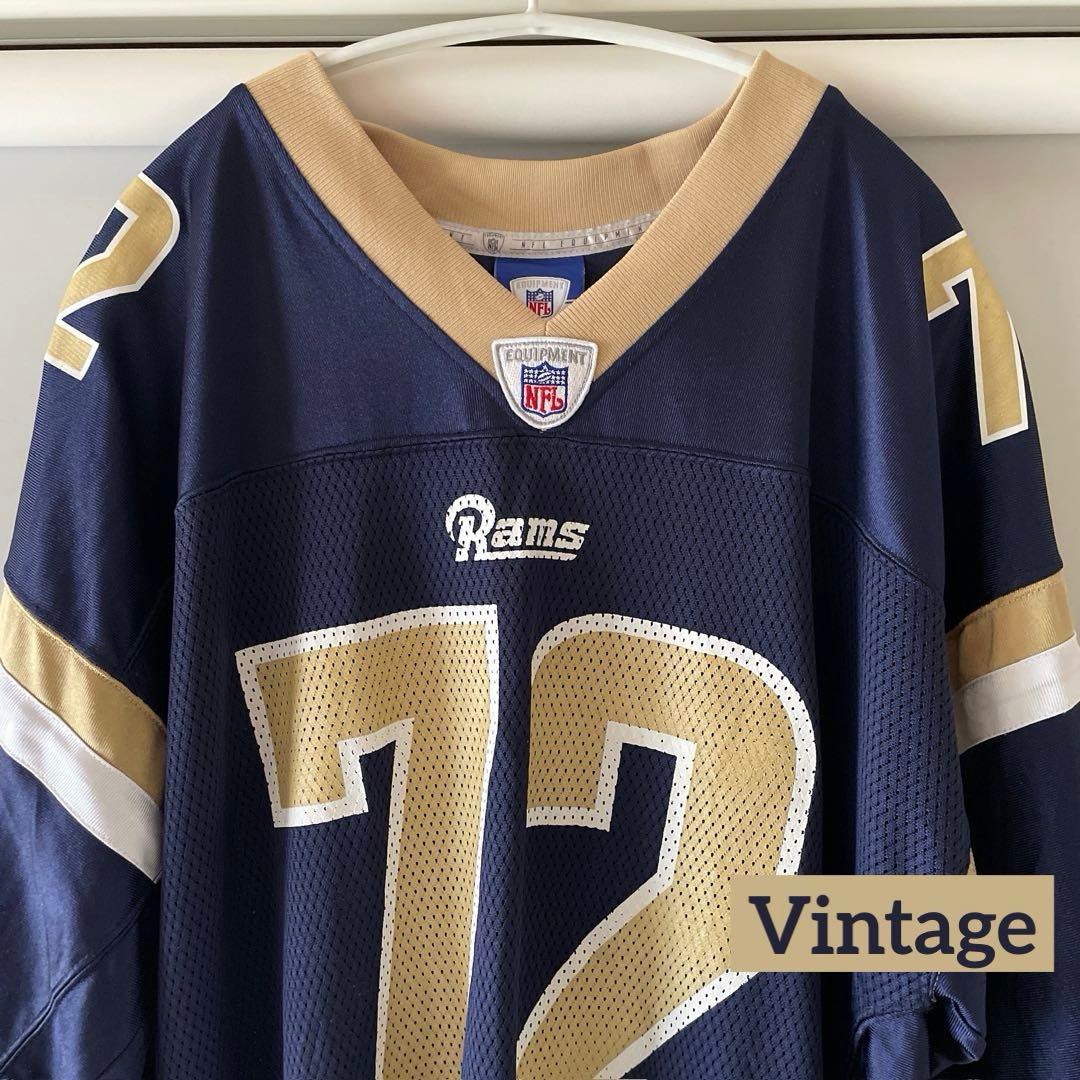 ⭐️【ビンテージ/米国購入/美品】リーボック LA ラムズ ゲームシャツ XL