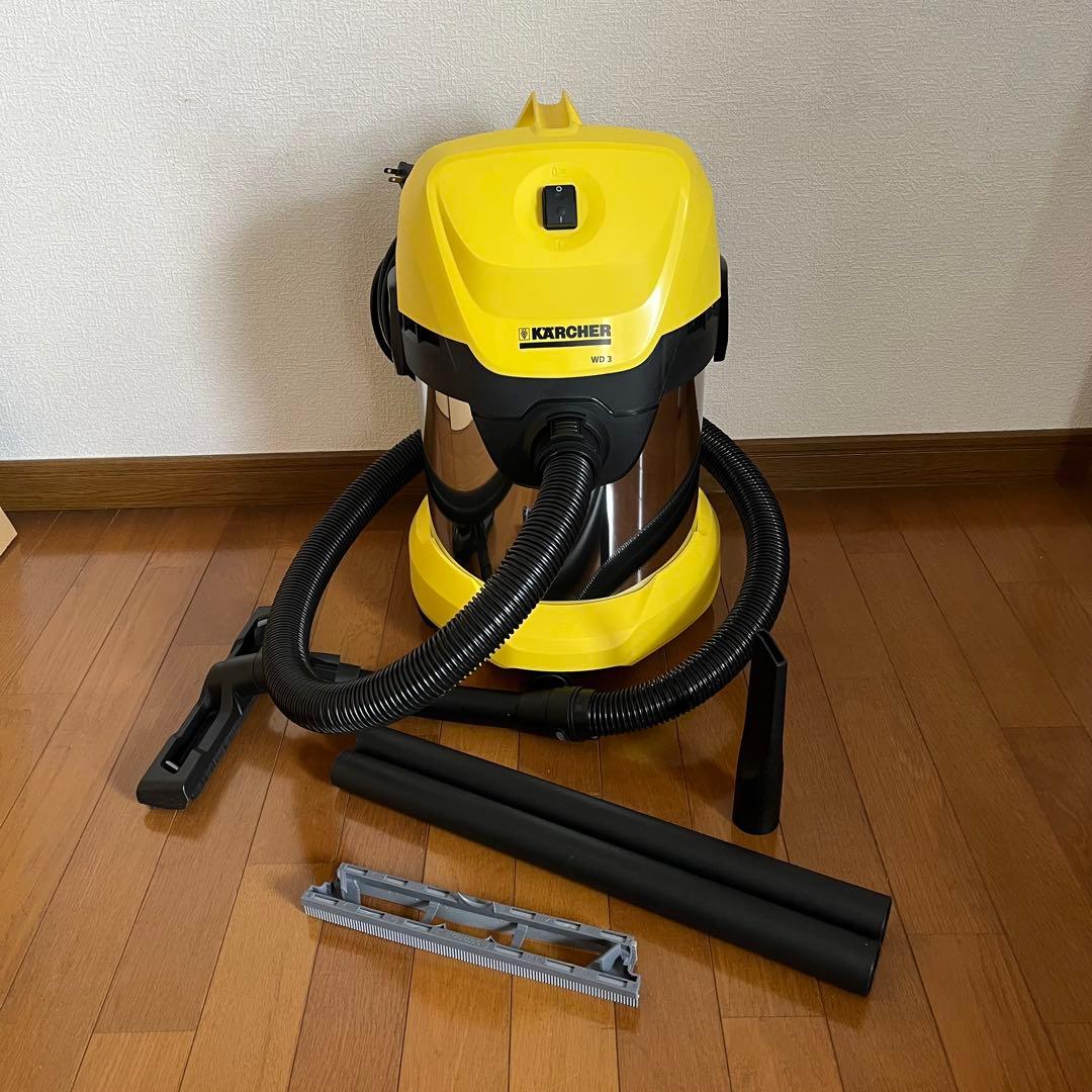 ケルヒャーKRCHER★乾湿両用バキュームクリーナー[WD3]17L 中古