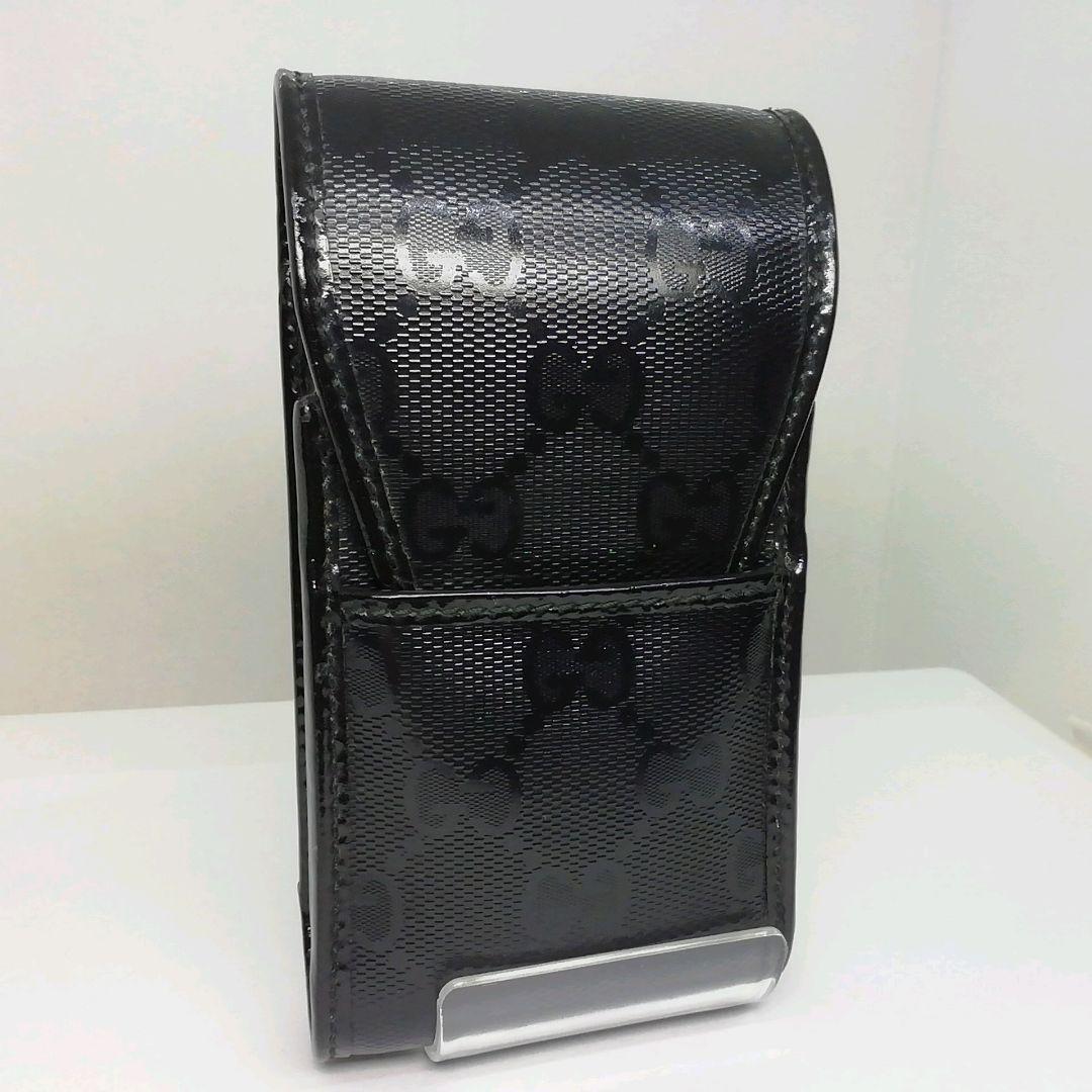 GUCCI　グッチ　インプリメ　ブラック　シガレットケース　タバコ入れ