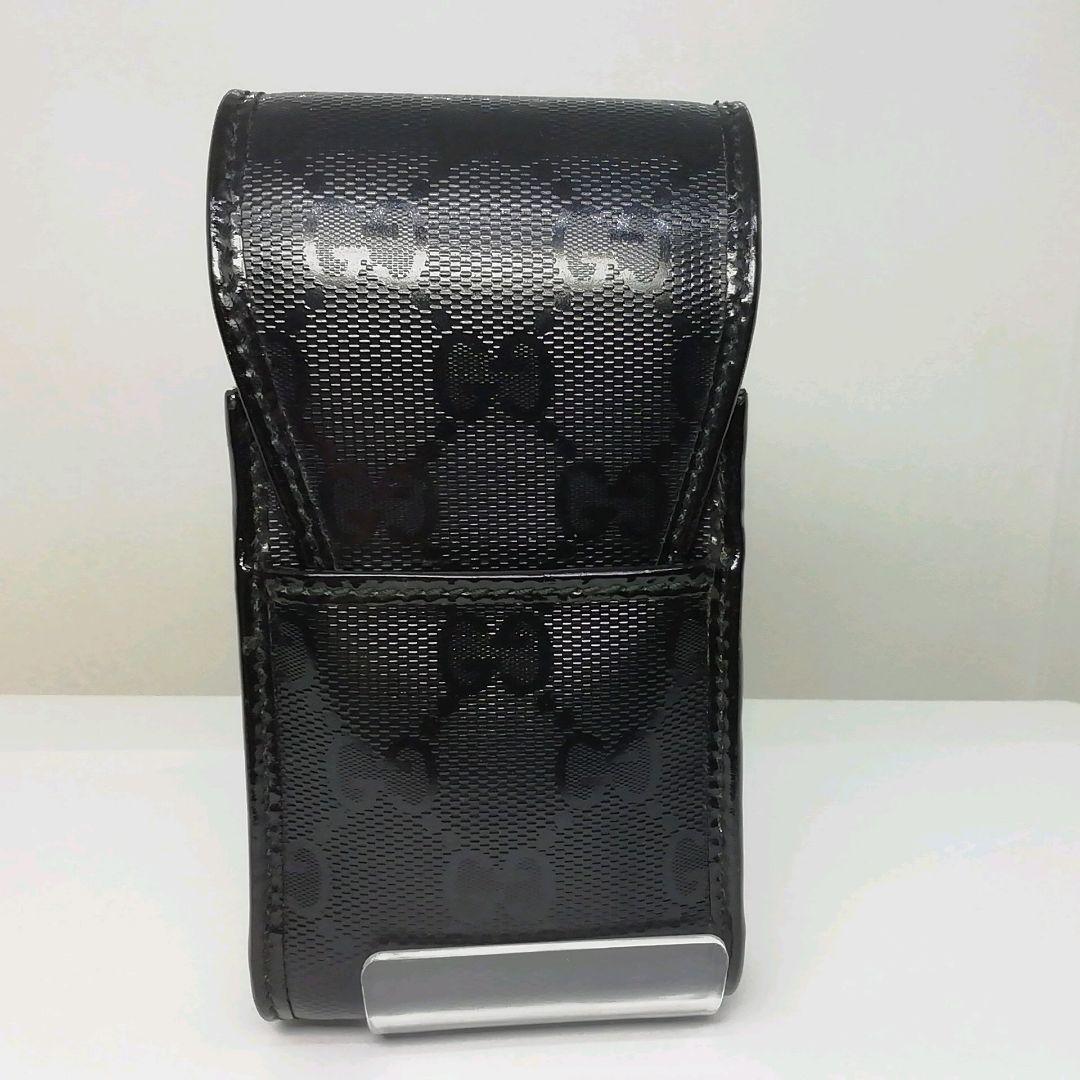 GUCCI　グッチ　インプリメ　ブラック　シガレットケース　タバコ入れ