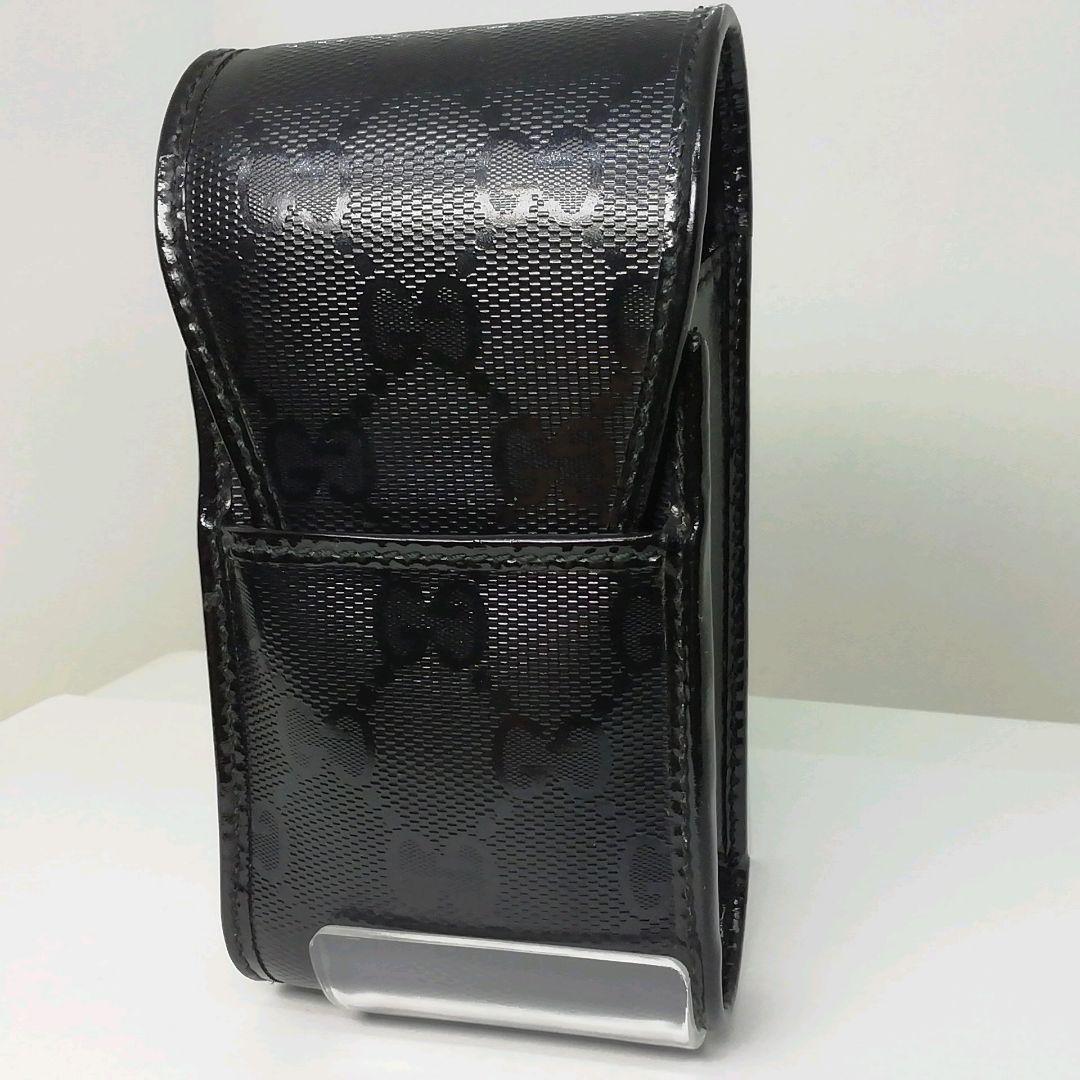 GUCCI　グッチ　インプリメ　ブラック　シガレットケース　タバコ入れ