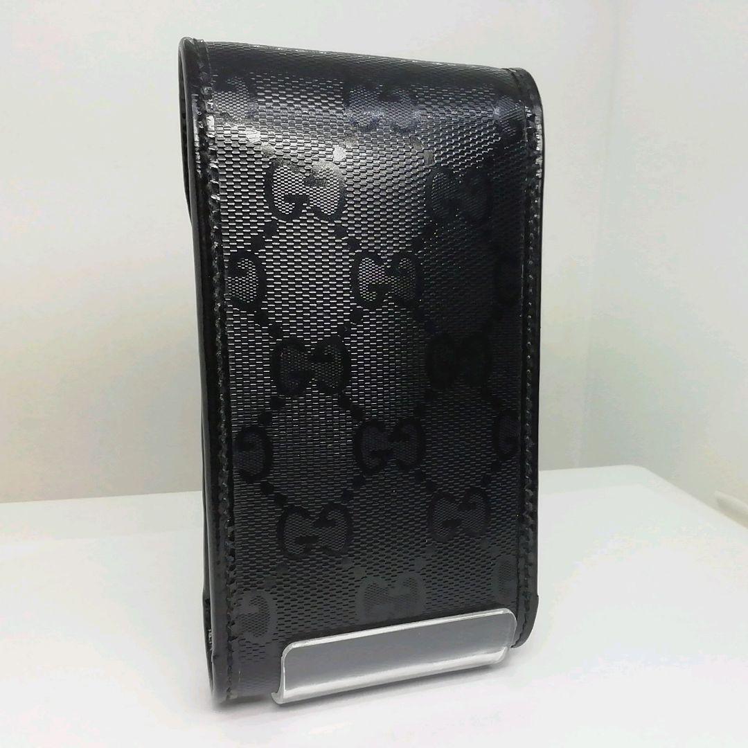GUCCI　グッチ　インプリメ　ブラック　シガレットケース　タバコ入れ