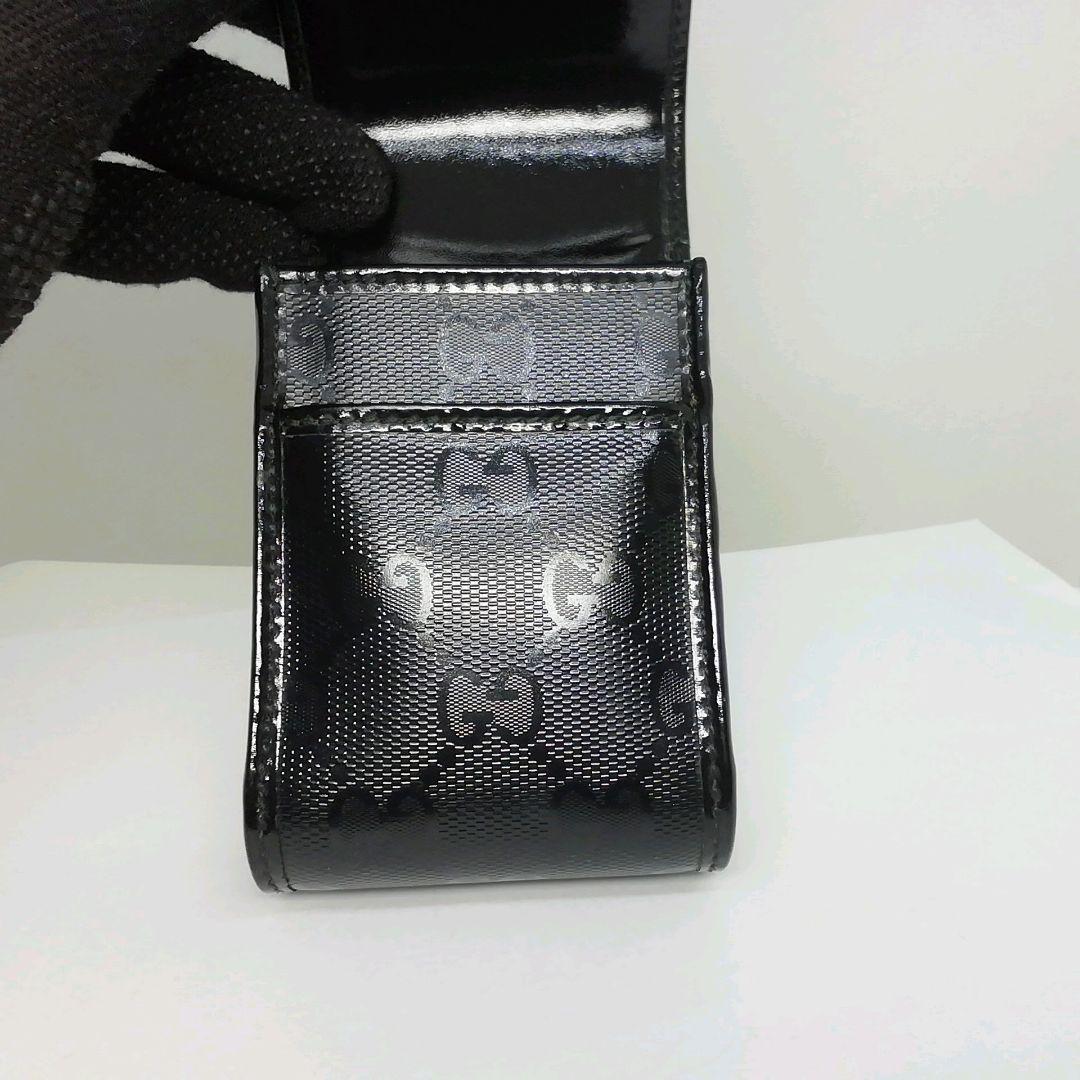GUCCI　グッチ　インプリメ　ブラック　シガレットケース　タバコ入れ