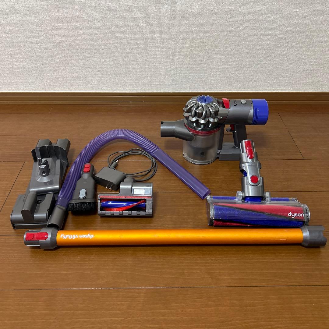 Dyson - V8 SV10Kコードレス掃除機 バッテリー変更アダプター使用