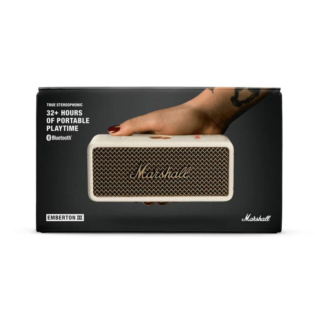 【新品•未使用】Marshall Emberton Ⅲ クリーム