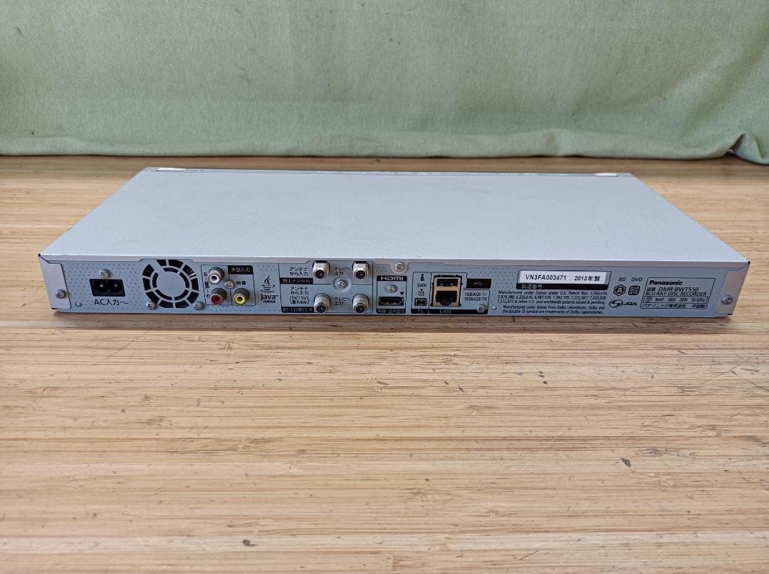 都《HCKAR》パナソニック　DMR-BWT550　　Blu-ray　レコーダー