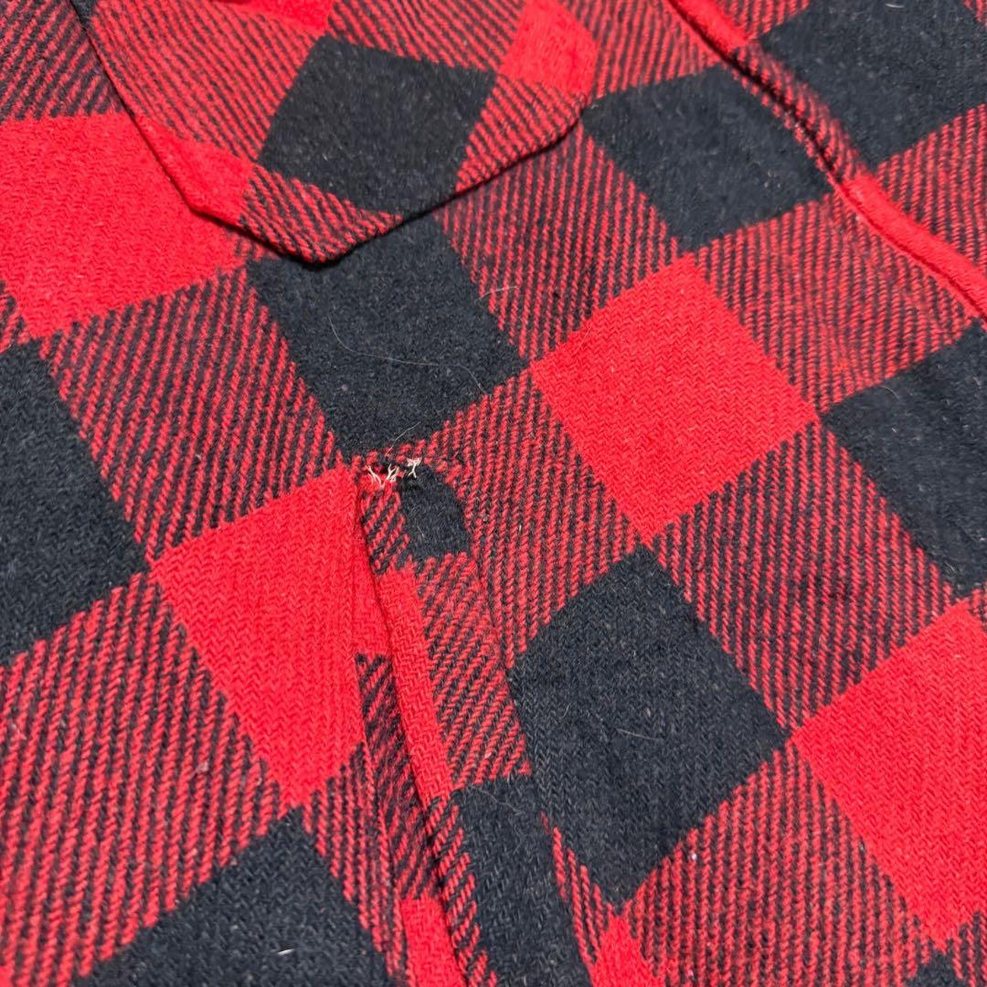 70s 80s Lakeshire USA製 バッファローウールジャケット L