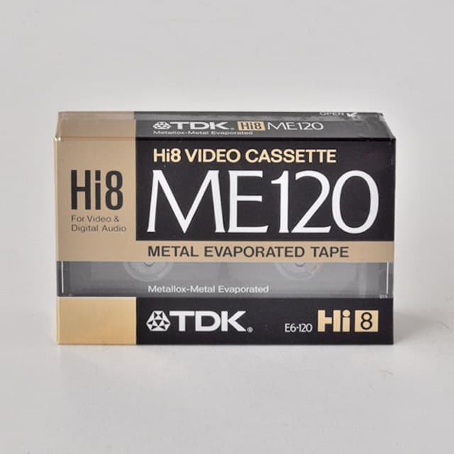 TDK Hi8ビデオカセットテープ ME120/60 MP120/60　4巻