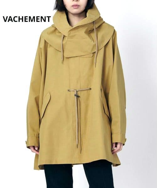 極美品 VACHEMENT リサイクルタフタ モッズコート ショートコート