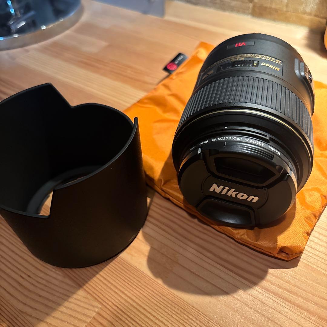 Nikon AFS MC105mmf2.8GVR単焦点プロテクター付