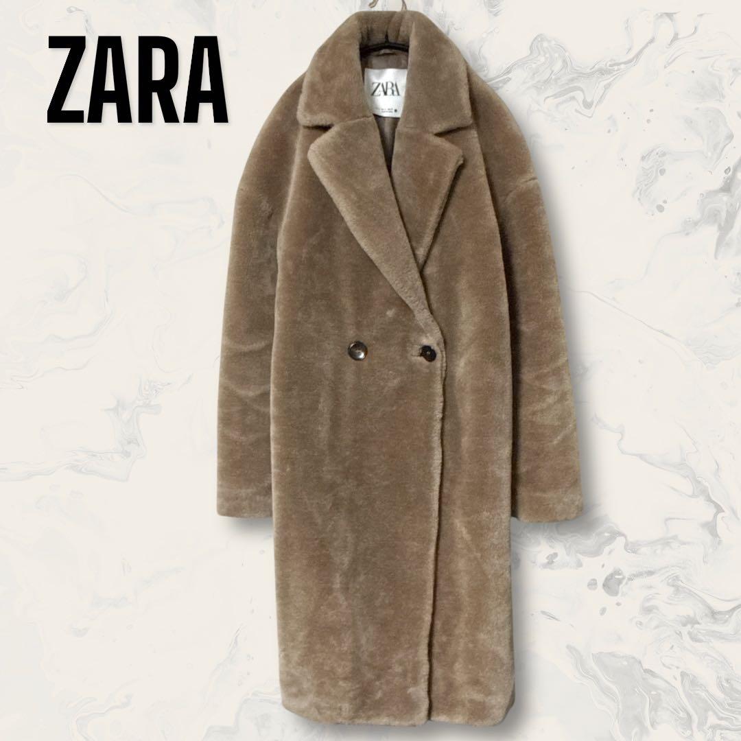 【未使用】 ZARA フェイクファー テディ ベアー コート
