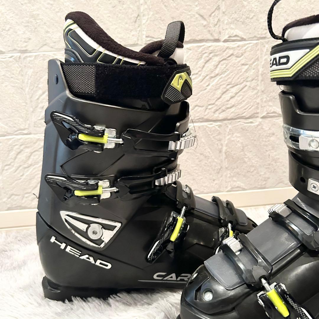 【良品】HEADヘッド CARVE スキーブーツ 黒ブラック29-29.5