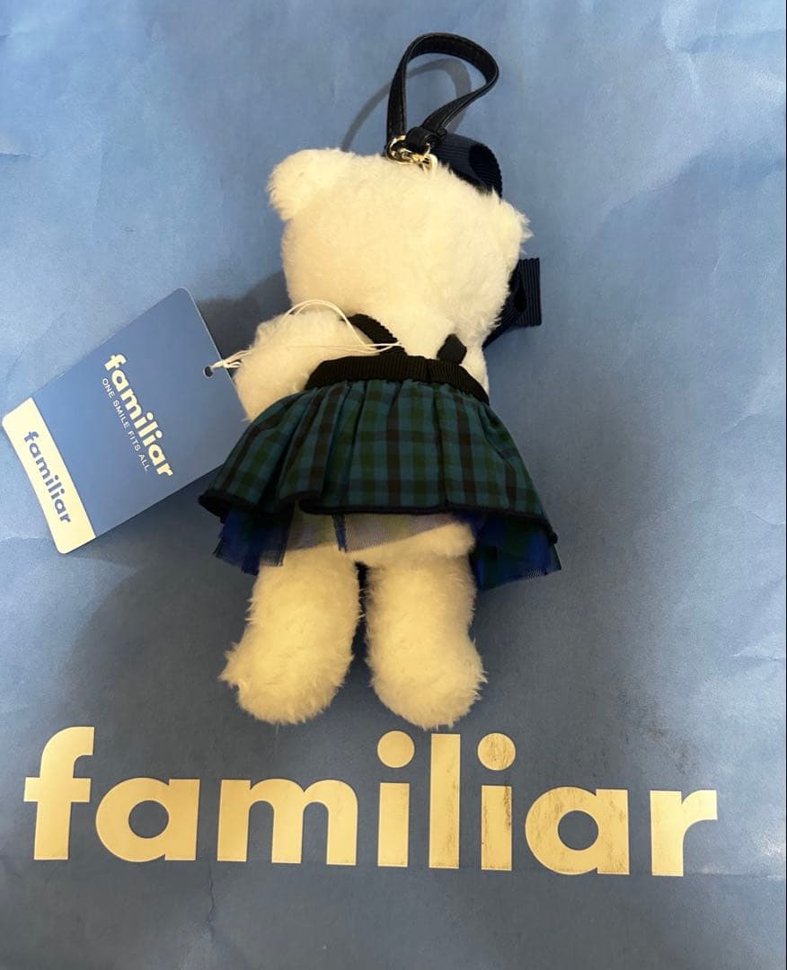 ファミリア familiar × Bibiy. BEAR 青　マスコット